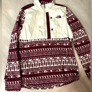 North Face Quarter Zip. Reversible!  Size Large.